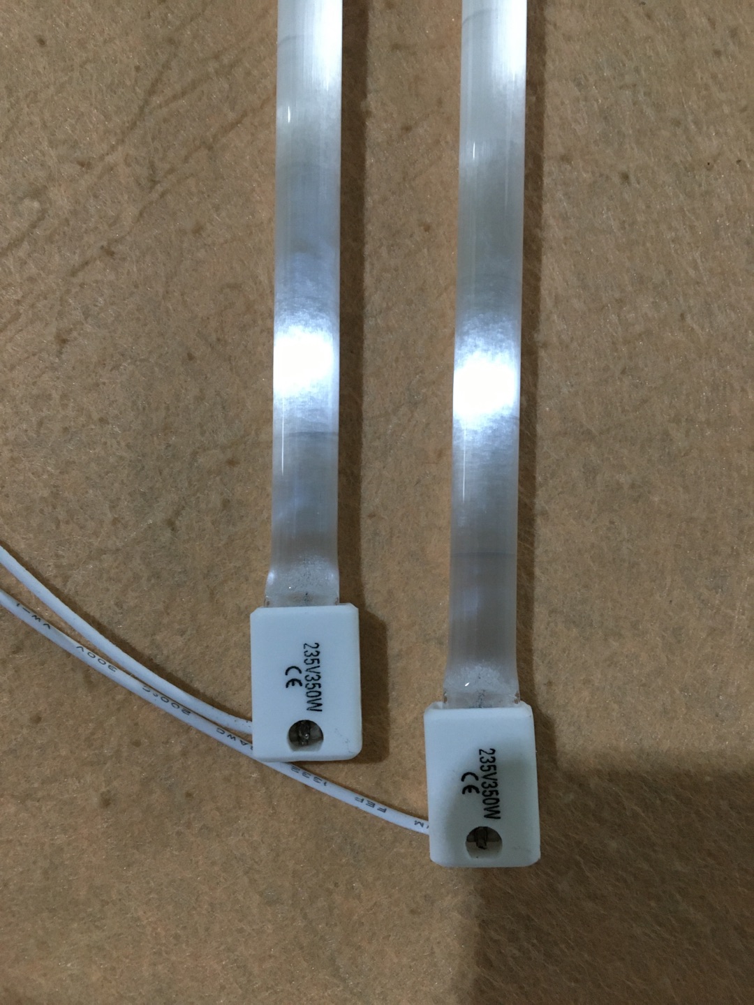 Technical Specifications of Rapid Heating Infrared Halogen Lamps for PET Blow Molding Machines