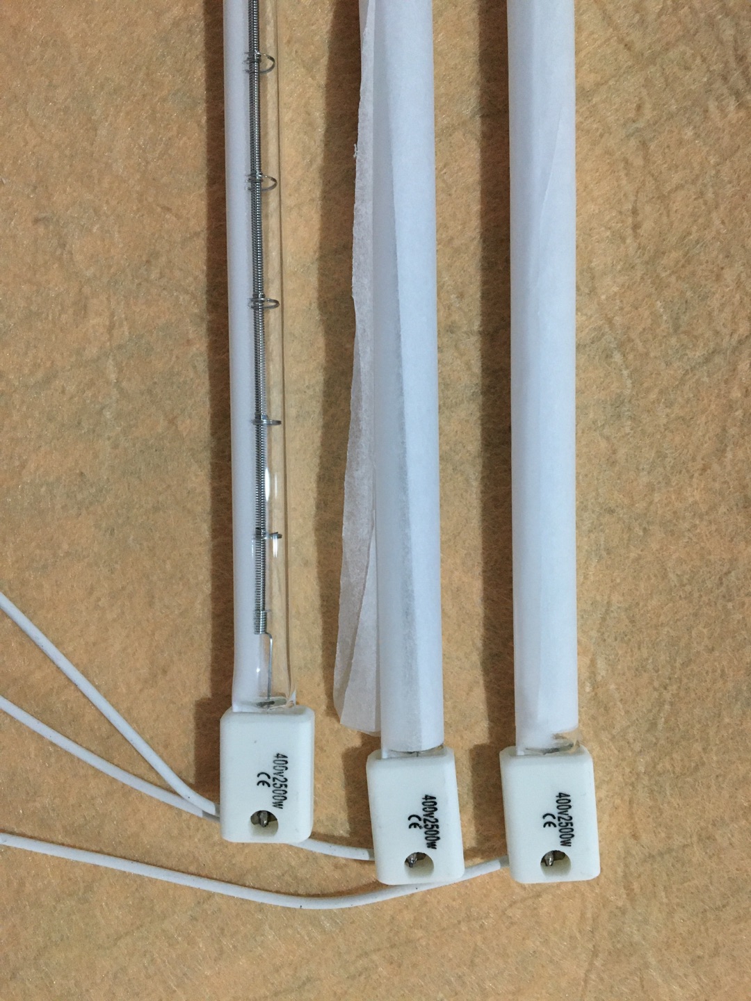Technical Specifications and Application of 300W Quartz Infrared Halogen Heating Elements