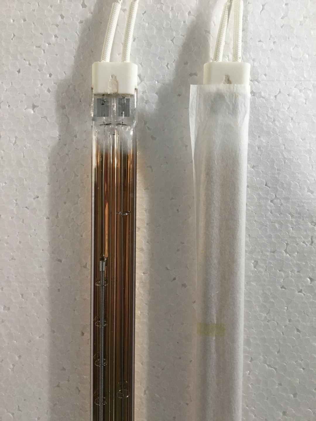 quartz tube heating element 1500w halogen lamp