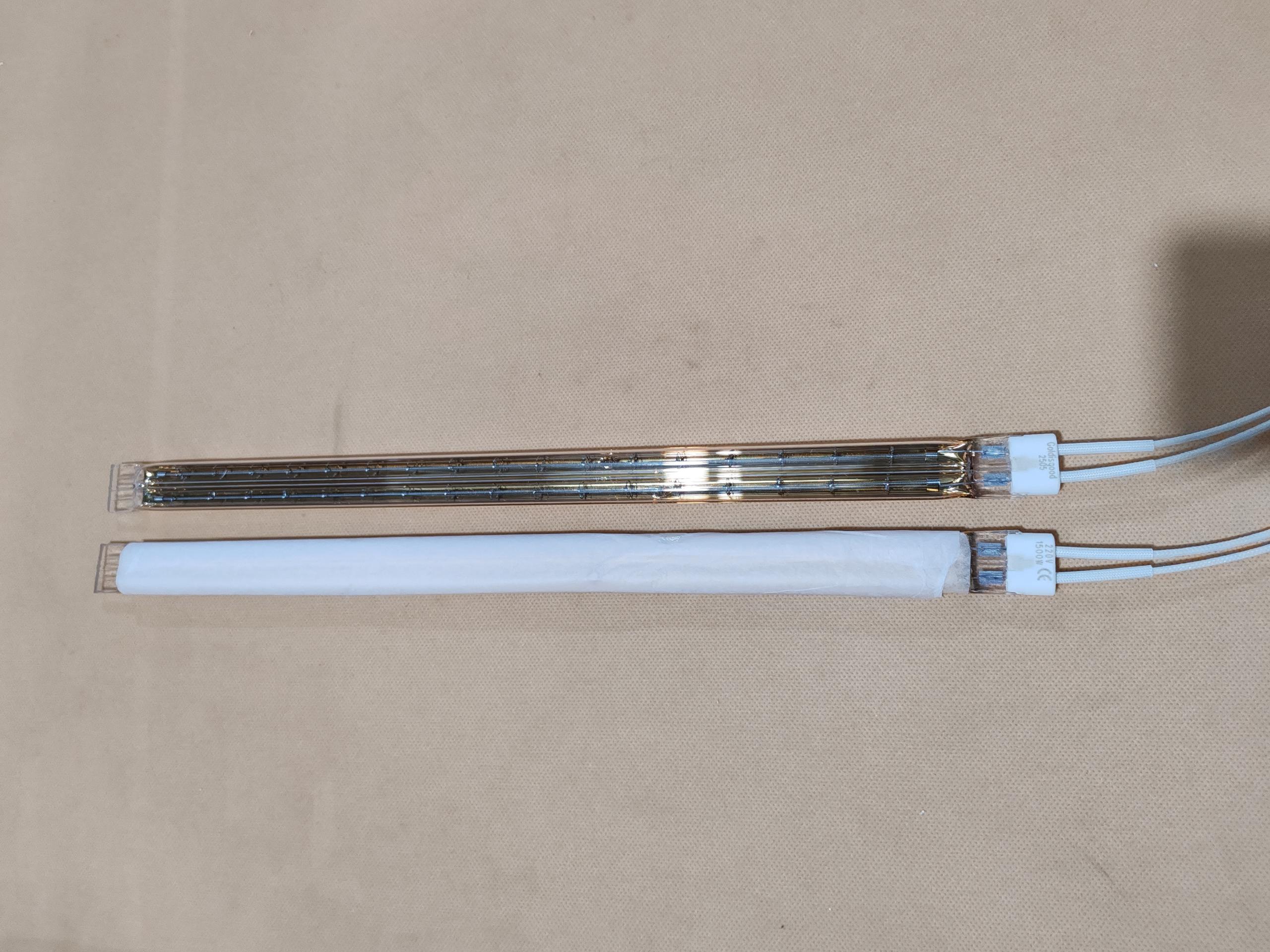 Linear Shape infrared halogen heating lamp