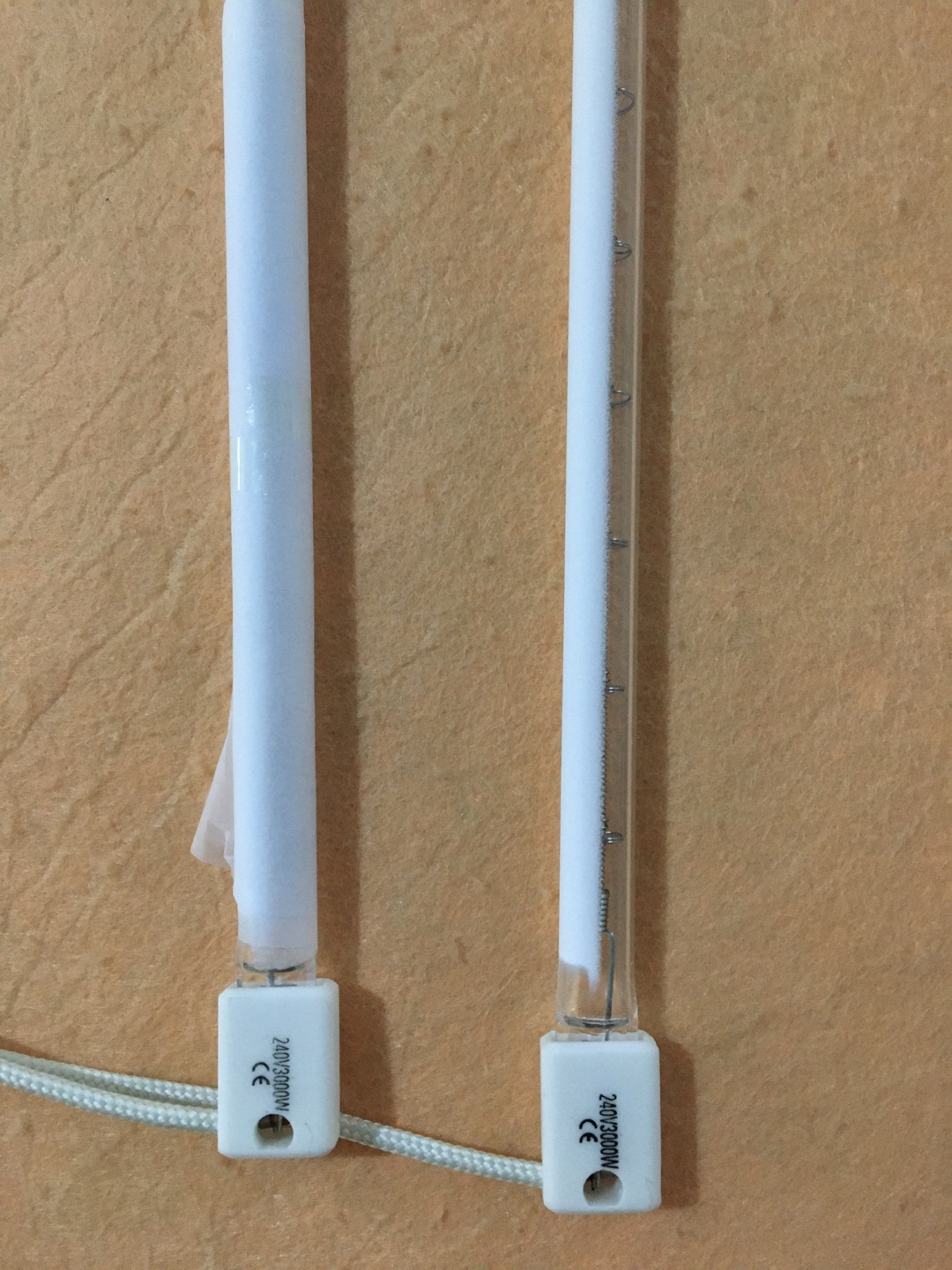 495mm 235v 2000w White Halogen Heating Lamp