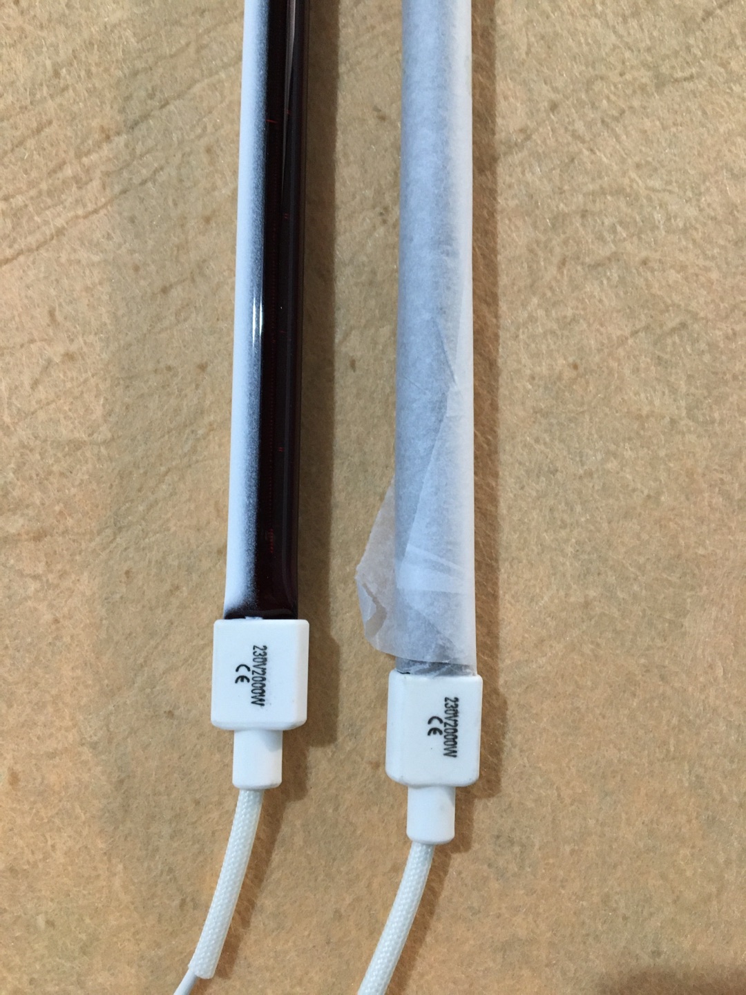 1000w 400mm halogen heat lamp