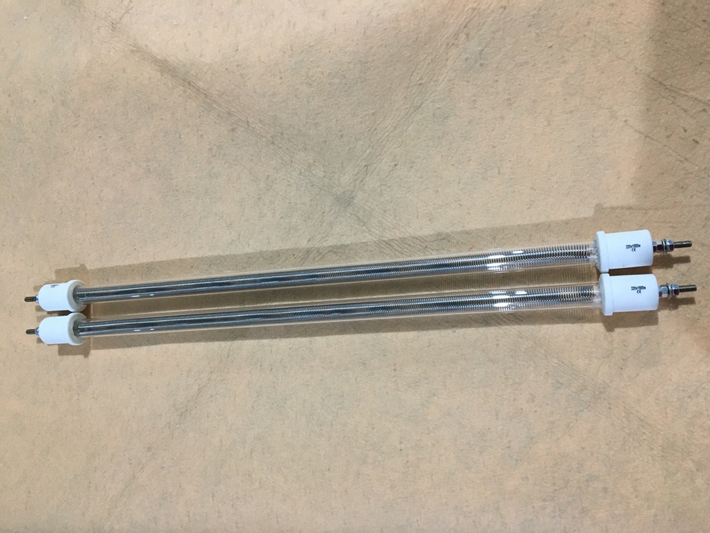 High Quality 370mm 235v 1000w Clear Halogen Infrared Heat Lamp