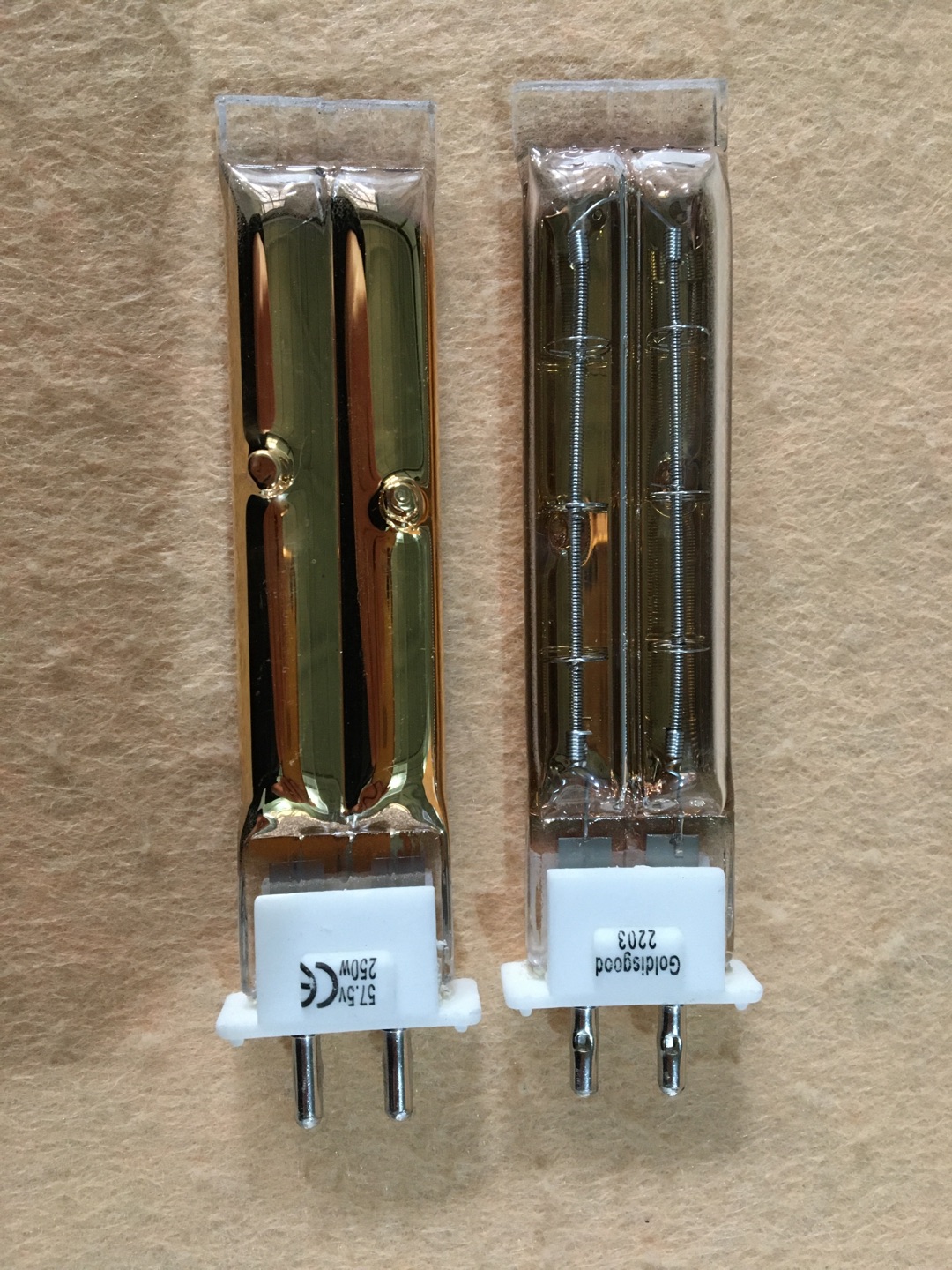 IR Halogen Heating Bulb 950mm 415v 2000w