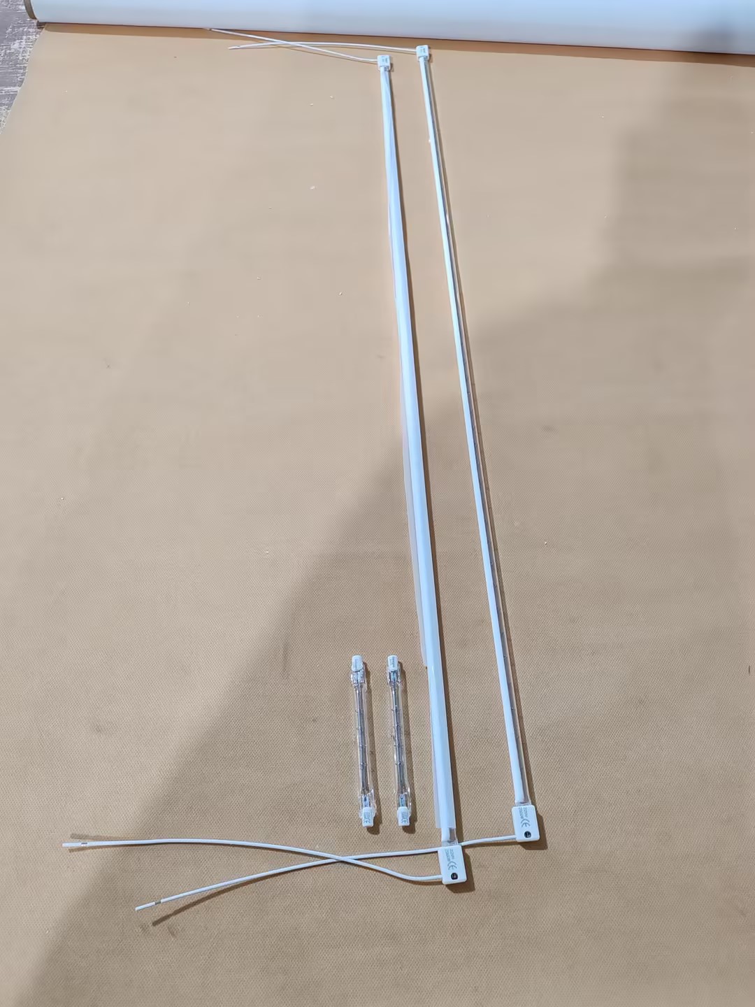 2000w Halogen Lamps Shortwave Quartz Infrared Heating Lamps